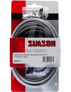Schaltzug Satz 4/7/8-fach Simson Mdl. Shimano Nexus - Grau