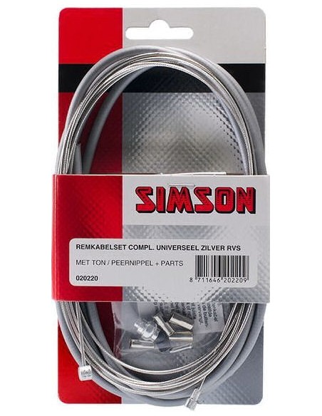 Bremszug Satz Komplett Simson Universell -Grau