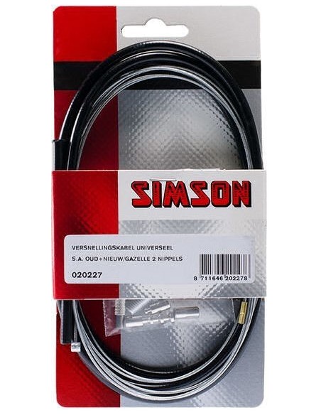 Schaltzug Satz Simson Sturmey Archer / Gazelle - Schwarz