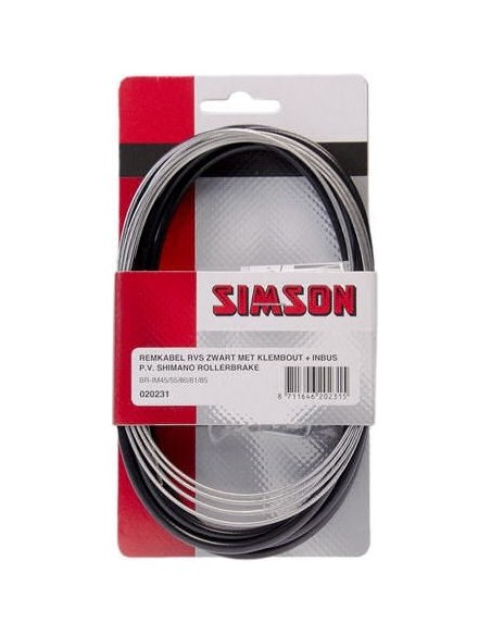 Simson Bremszug Satz Komplett (edelstahl) Shimano