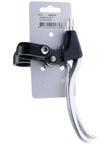 Simson Bremshebel Satz - verstellbar - Mit einem lange verstellbaren Griff - schwarz