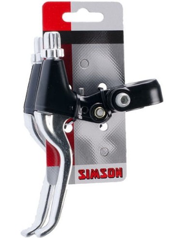 Simson Bremshebel Satz - einstellbar - schwarz