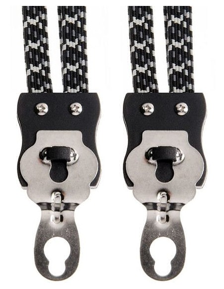 Spanngurt Gepäckträger Trio Simson mit 3 Gurte - Silber/Grau