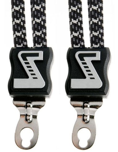 Spanngurt Gepäckträger Trio Simson mit 3 Gurte - Silber/Grau