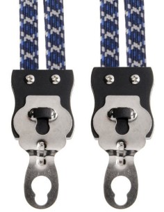 Spanngurt Gepäckträger Trio Simson mit 3 Gurte - Marine/Weiß