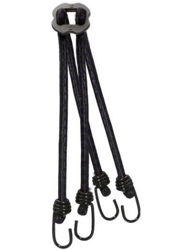 Gepäckspinne Simson mit 4 Armen - Schwarz