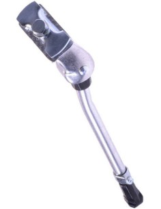 Seitenständer verstellbar Simson Quick mit 30mm breiter Platte - Silber