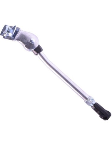 Seitenständer verstellbar Simson Quick mit 30mm breiter Platte - Silber