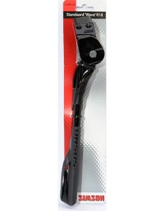 Seitenständer Simson Wave R18 für 18mm Hinterradgabelmontage - Schwarz