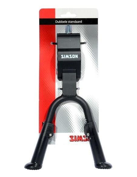 Hauptständer Simson Double mit 30mm breiter Platte - Schwarz