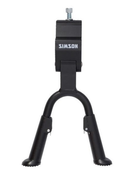 Hauptständer Simson Double mit 30mm breiter Platte - Schwarz