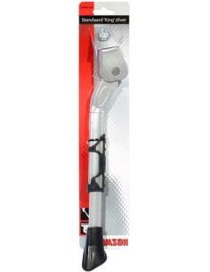 Seitenständer Verstellbar Simson King mit 30mm breiter Platte - Silber