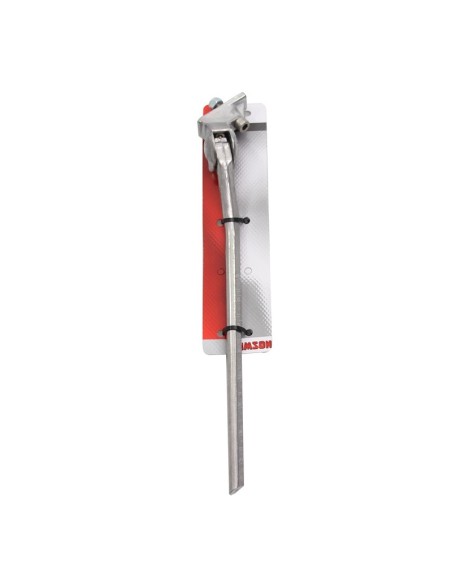 Seitenständer 28" Simson Basic mit schmaler Platte - Silber