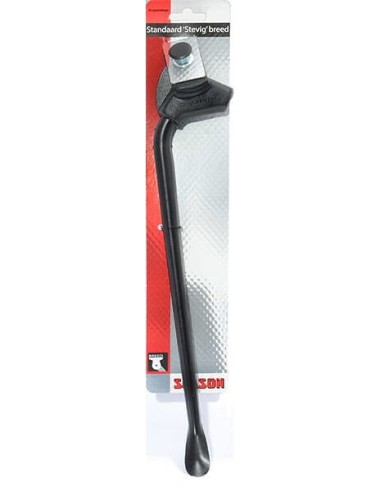 Seitenständer Simson Strong mit 30mm breiter Platte - Schwarz