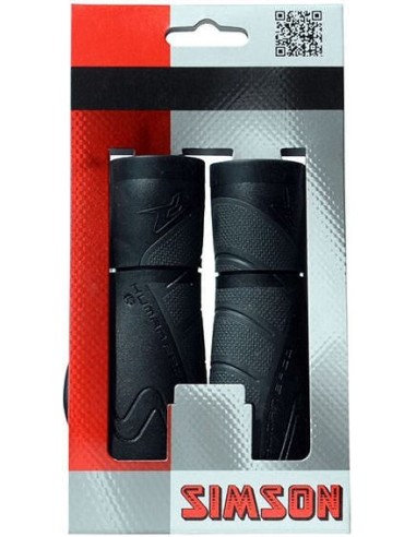Simson Griffe Satz Ergonomisch - schwarz/anthrazit