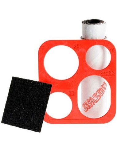 Simson Reifenreparatur Satz, Rolle und Vorlage 7x 20cm