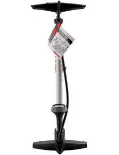 Hockdruckpumpe Simson mit Manometer - Stahl mit Kunststoff Fuß