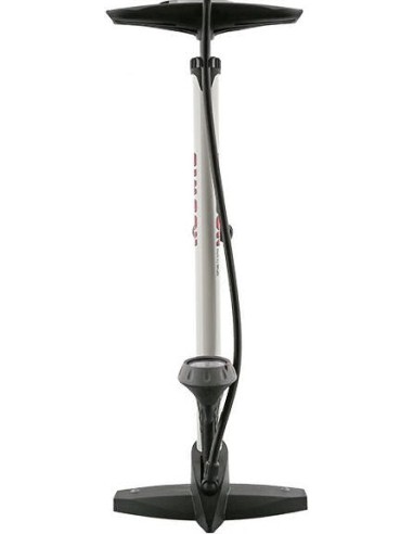 Hockdruckpumpe Simson mit Manometer - Stahl mit Kunststoff Fuß