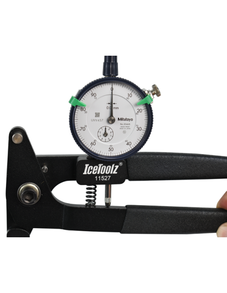 Speichenspannungsmessgerät IceToolz Xpert E381 mit analoger Uhr (Mitutoyo®)