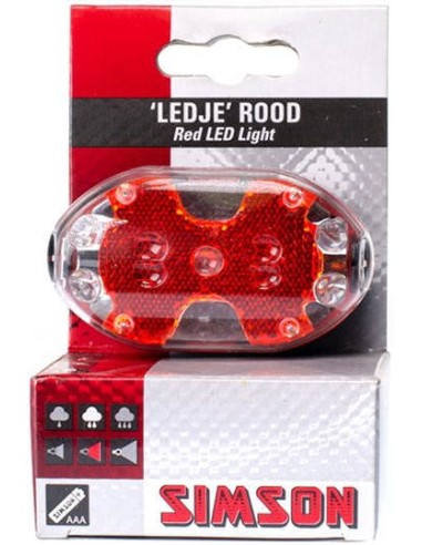 Simson Rücklicht LED mit Batterien