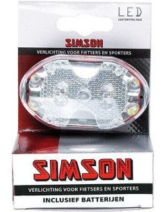 Simson Scheinwerfer LED mit Batterien