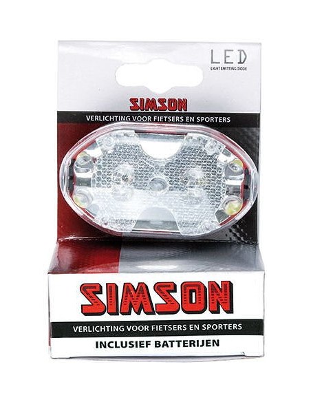 Simson Scheinwerfer LED mit Batterien