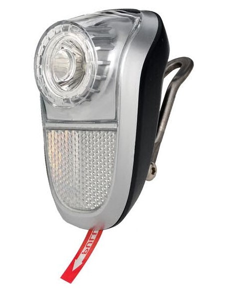 Simson Scheinwerfer für Vorderradgabel LED mit Batterien - 35 Lux