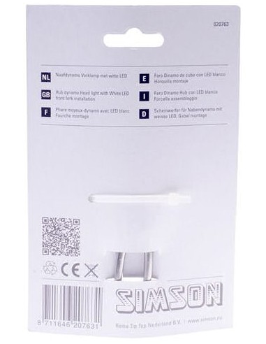 Simson Scheinwerfer LED für Nabendynamo "Mobile"