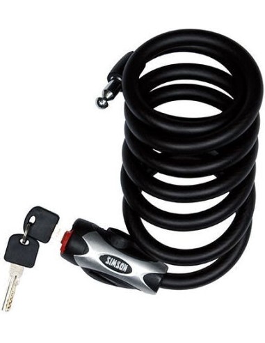 Simson Spiralkabelschloß "Regular" Size X 10mm x 150 cm