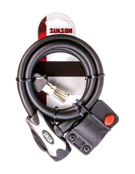 Simson Spiralkabelschloß "Regular" Size X 10mm x 150 cm