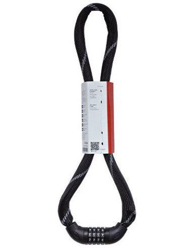 Kettenschloss mit Zahlencode Simson Combo - Schwarz  - 100 cm