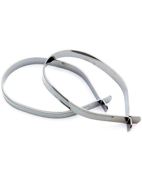 Simson Hosenklammern (metall) mit Reflexion
