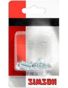 Simson Schutzblechbolzen mit Muttern M5x12mm (5x)
