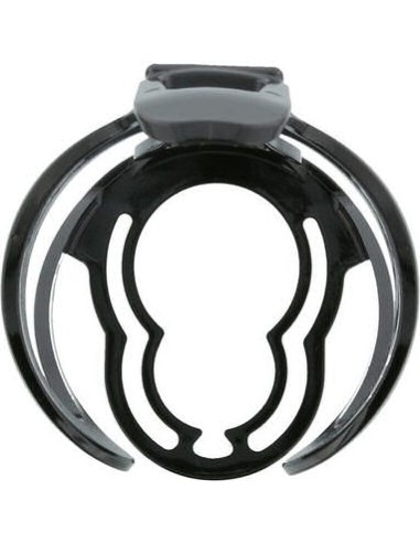 Flaschenhalter Simson Double Fit - glänzend Schwarz