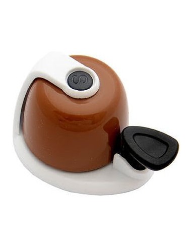 Fahrradklingel Simson Allure - Braun/Weiß