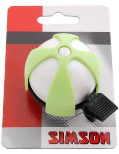 Fahrradklingel Simson Sport  - Weiß/Lime