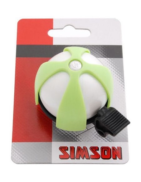 Fahrradklingel Simson Sport  - Weiß/Lime