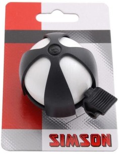 Fahrradklingel Simson Sport - Weiß/Schwarz