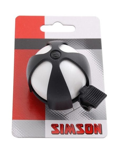 Fahrradklingel Simson Sport - Weiß/Schwarz