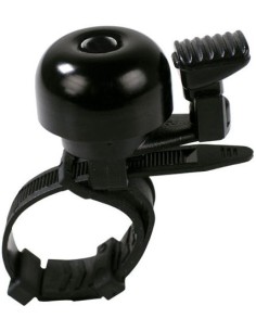 Fahrradklingel Simson Mini mit Flexbandaufsatz - Schwarz