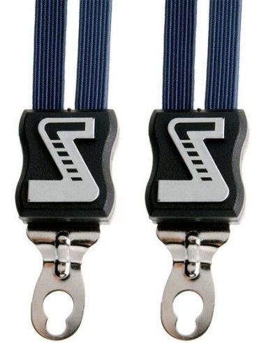 Spanngurt Gepäckträger Trio Simson Kurz mit 3 Gurte - Marine Blau