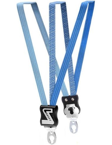 Spanngurt Gepäckträger Trio Simson Kurz mit 3 Gurte - Kobalt