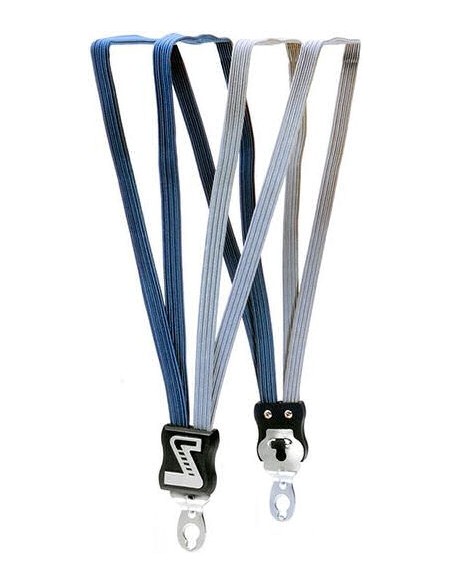 Spanngurt Gepäckträger Quattro Simson Extra Stark mit 4 Gurte - Marineblau/Grau