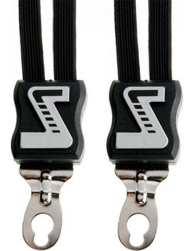 Spanngurte Gepäckträger Simson Extra Stark mit 4 Gurte - Schwarz