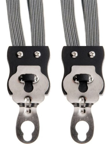 Spanngurt Gepäckträger Trio Simson mit 3 Gurte - Anthrazit