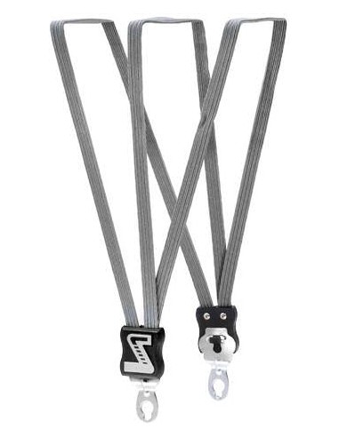 Spanngurt Gepäckträger Trio Simson mit 3 Gurte - Anthrazit