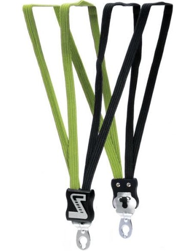 Spanngurt Gepäckträger Quattro Simson Extra Stark mit 4 Gurte - Schwarz/Grün