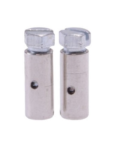 Schraubnippel Simson 6 x 14mm (2 Stück) - Silber