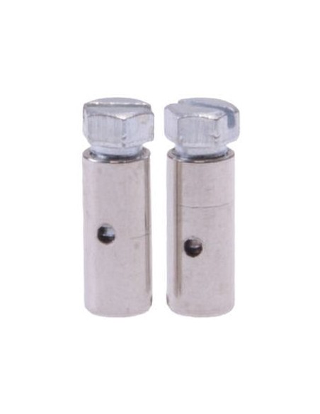 Schraubnippel Simson 6 x 14mm (2 Stück) - Silber