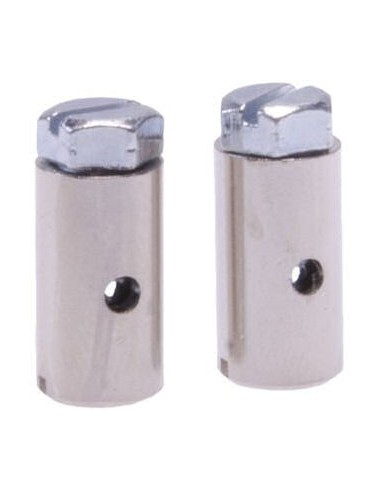 Schraubnippel Simson 8 x 15mm (2 Stück) - Silber